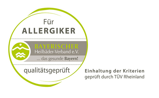 Für Allergiker - qualitätsgeprüft durch TÜV Rheinland