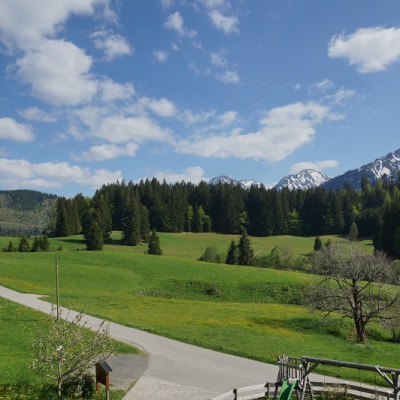 Blick aus der Bergblickwohnung